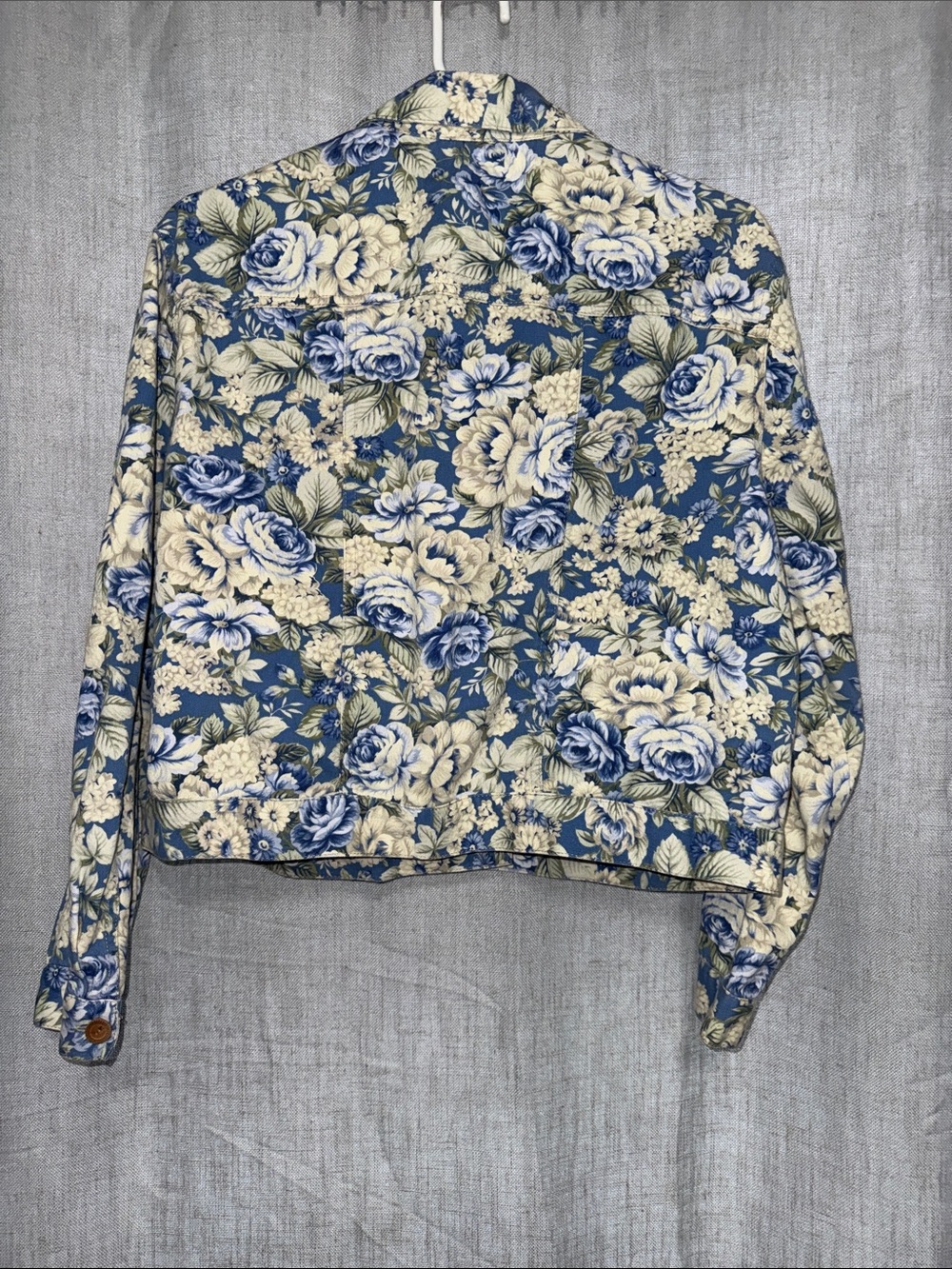 Vintage Koret City Blues Floral Denim Jacket - Picture 3 of 9